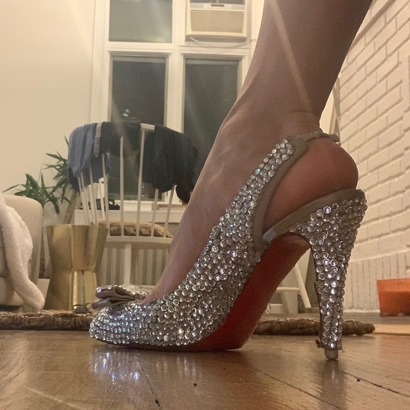 Christian Louboutin with Custom Crystal Design - Picture 4 of 5